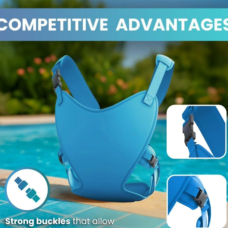 Baby Swim Float Safety Ring Padded Seat & Adjustable Straps