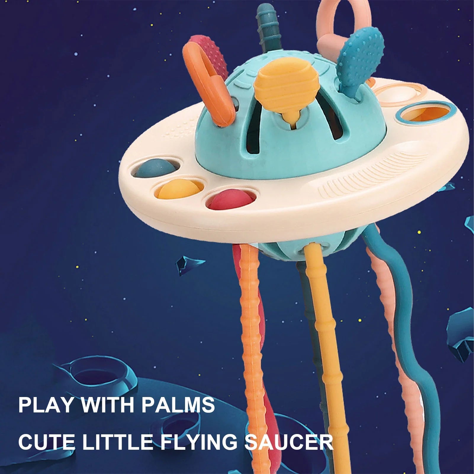 Baby Teether Food-Grade Silicone Ergonomic Ring