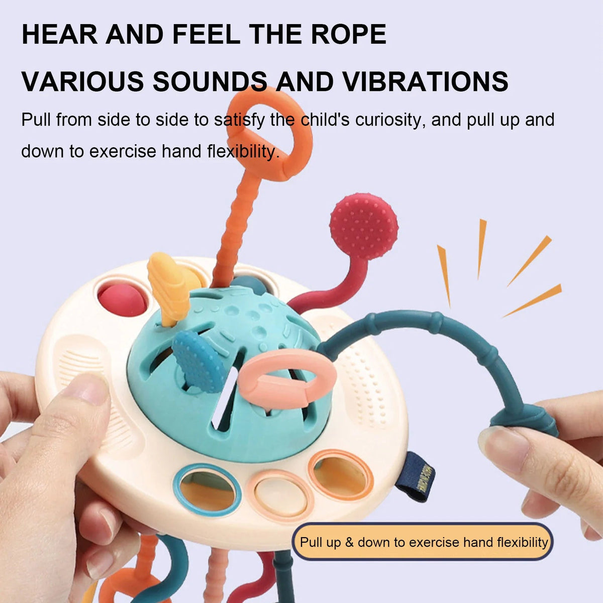 Baby Teether Food-Grade Silicone Ergonomic Ring