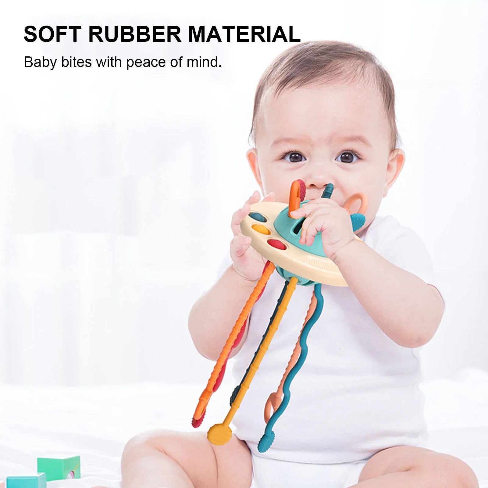 Baby Teether Food-Grade Silicone Ergonomic Ring