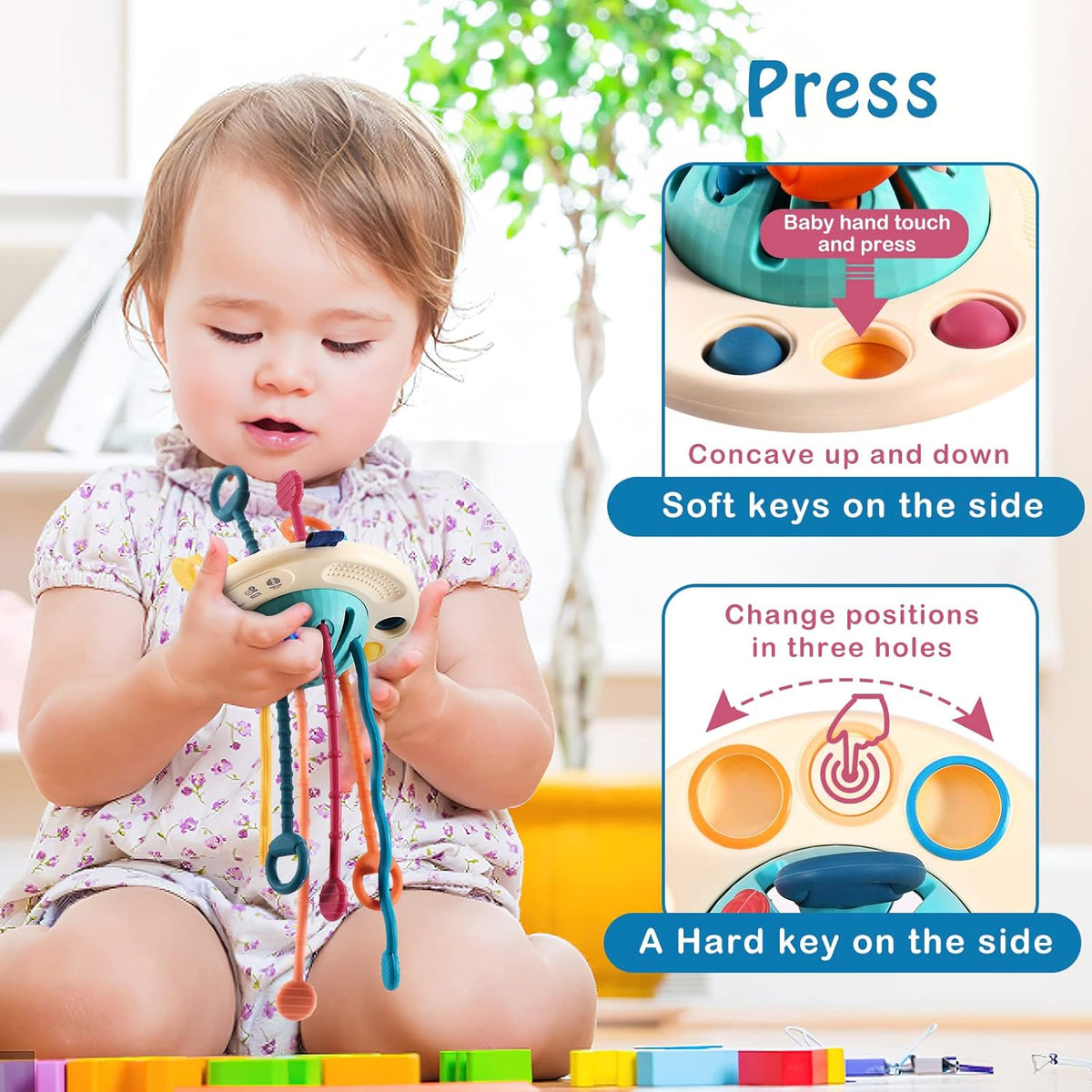 Baby Teether Soothing Multi-Textured Sensory