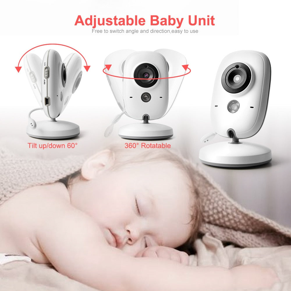 Baby Video Monitor Night Vision & Two-Way Audio