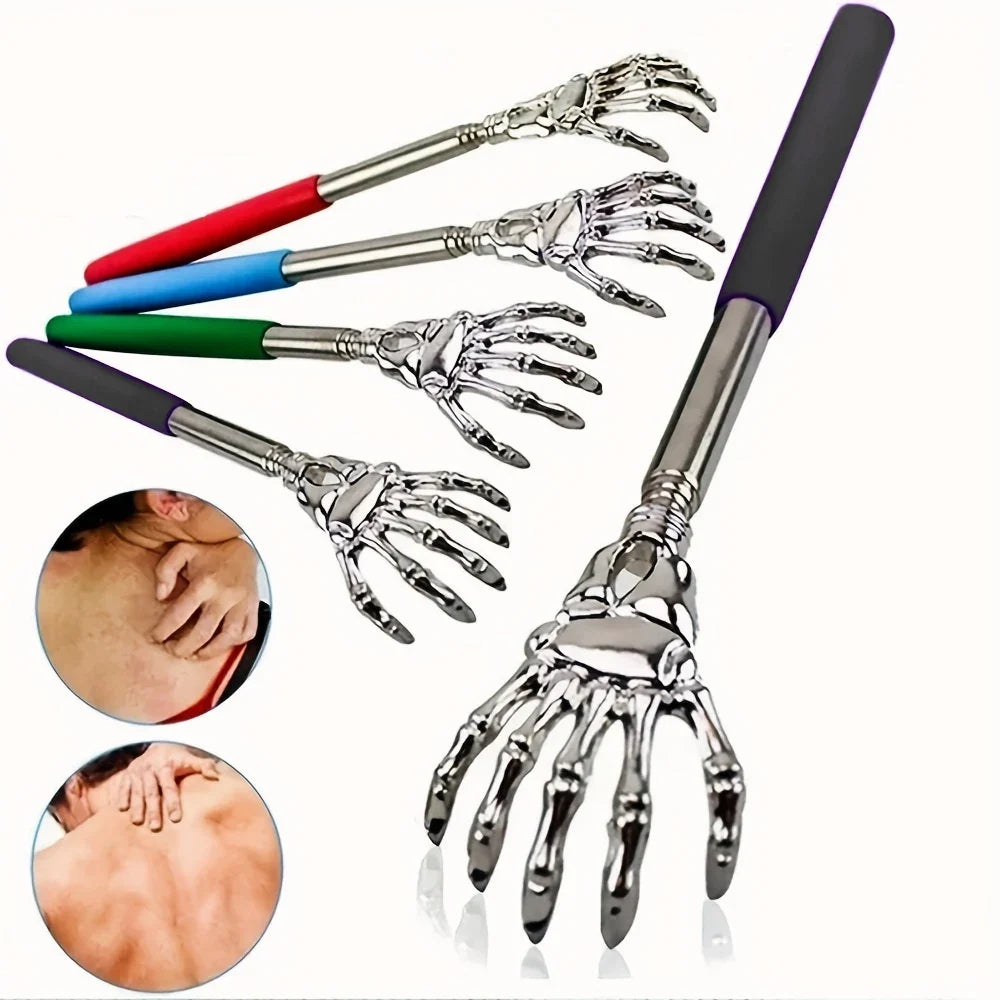 Back Scratcher Telescopic Stainless Steel Tip Foldable