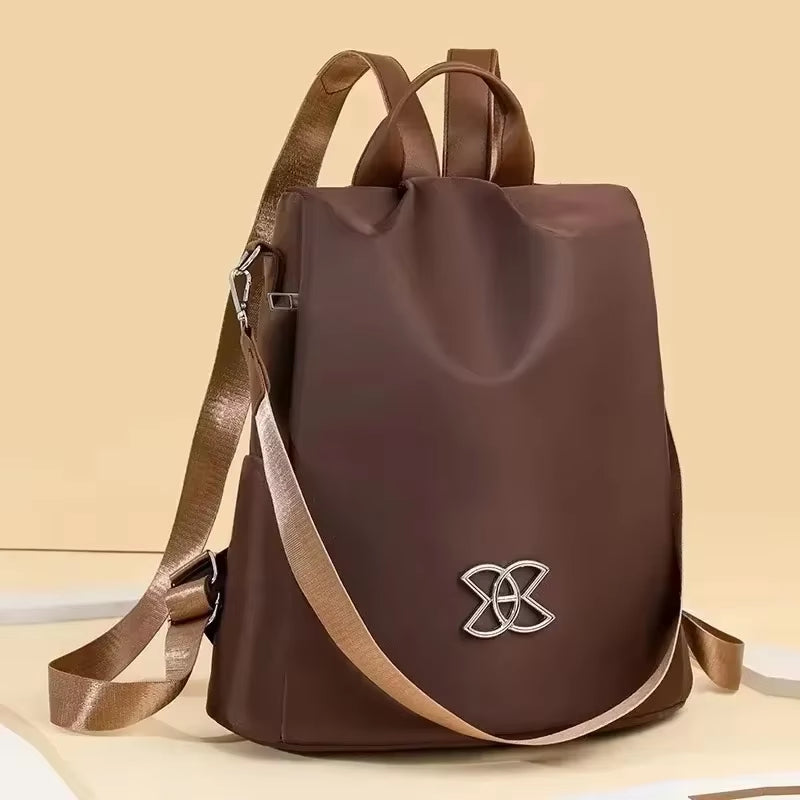 Backpack Anti-Theft Hidden Back Zipper Water-Repellent Oxford Fabric