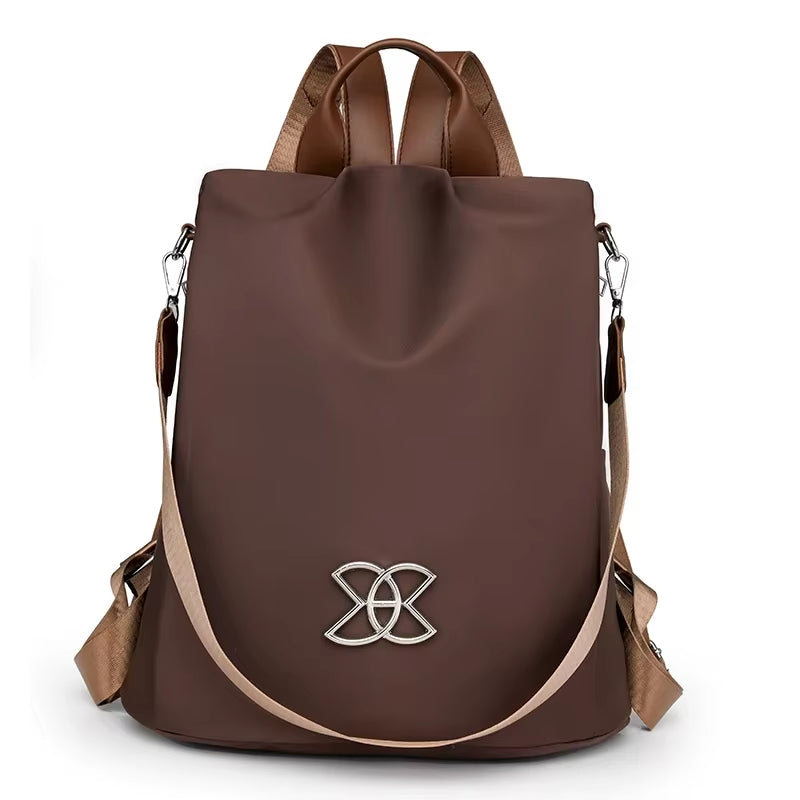Backpack Anti-Theft Hidden Back Zipper Water-Repellent Oxford Fabric
