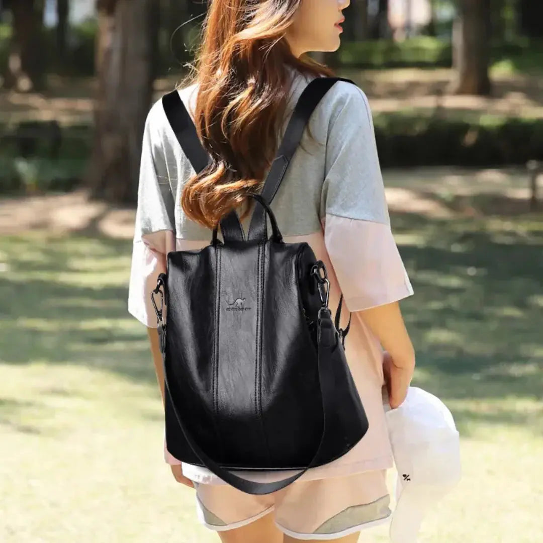 Backpack Anti-Theft Hidden Zipper Convertible Shoulder Bag