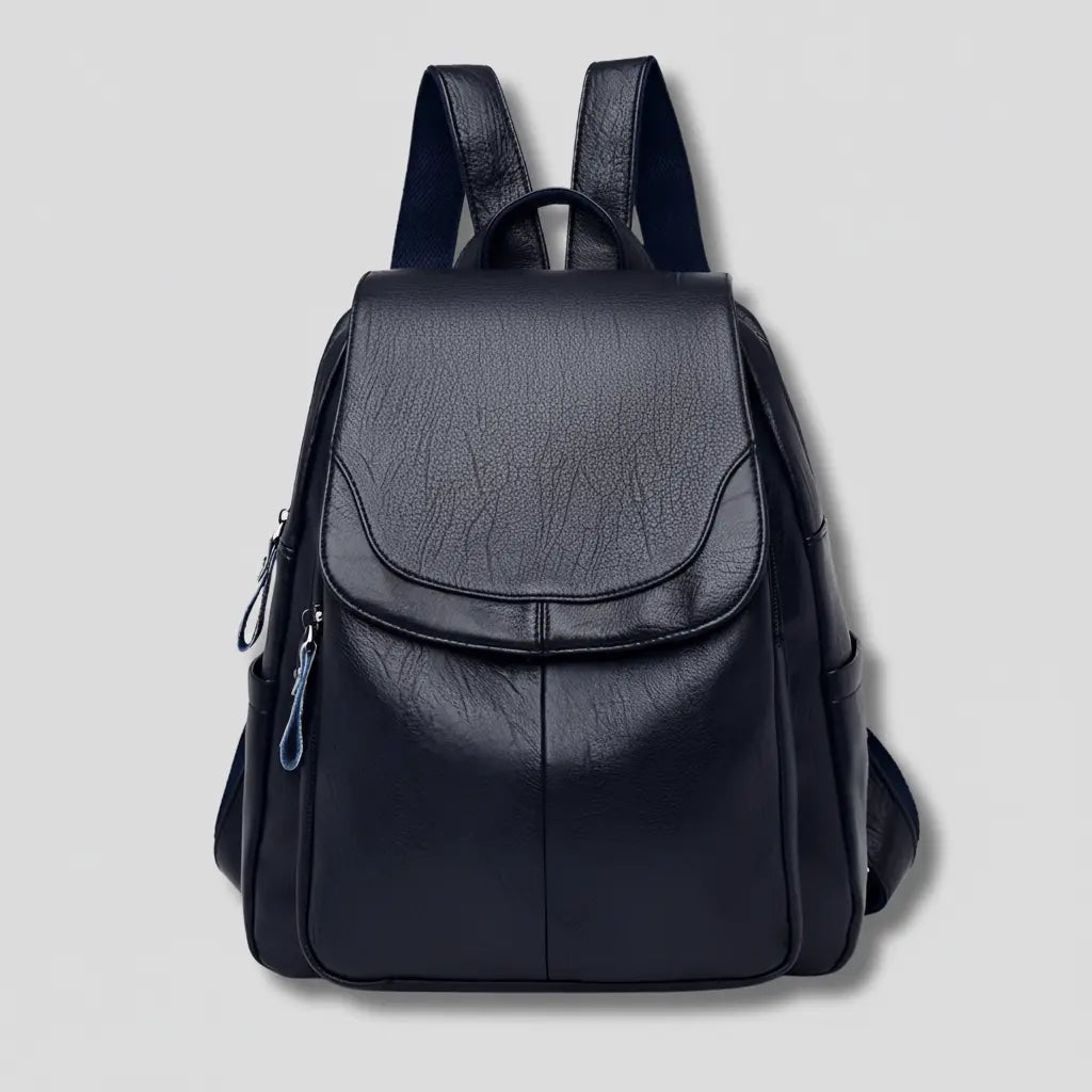 Backpack Anti-Theft Hidden Zipper Embossed PU Leather