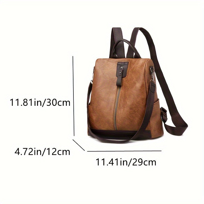 Backpack Anti-Theft Water-Repellent Vegan Leather