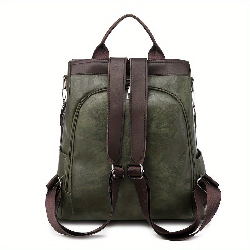 Backpack Anti-Theft Water-Repellent Vegan Leather