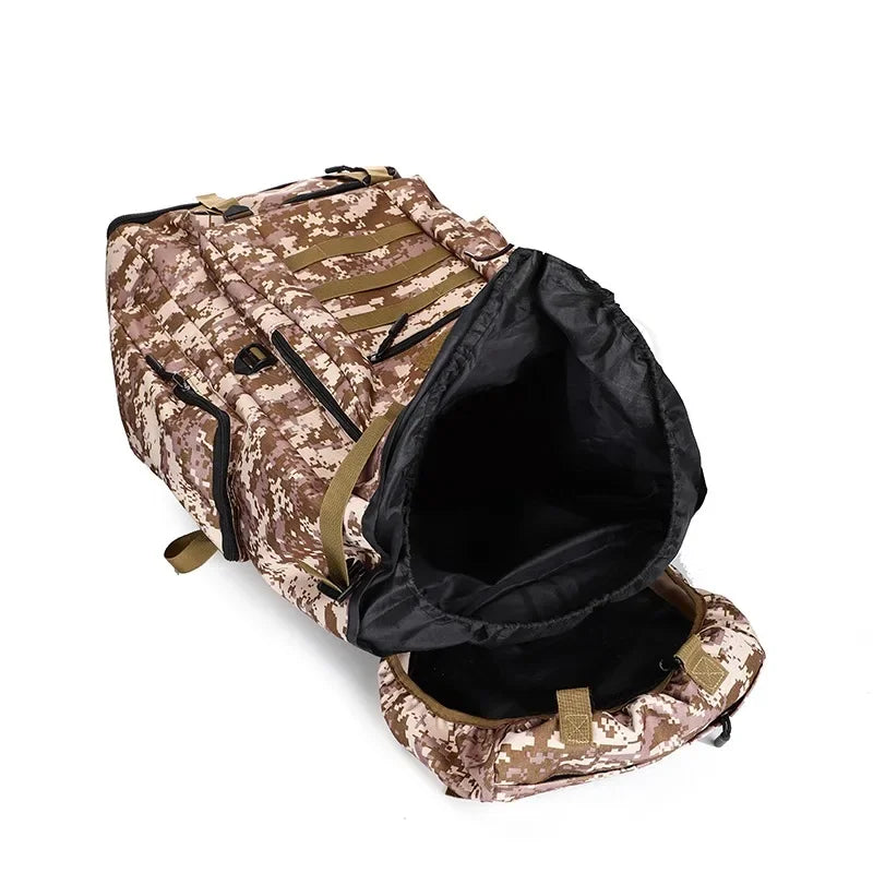 Backpack Tactical Nylon MOLLE & Expandable Up To 100L