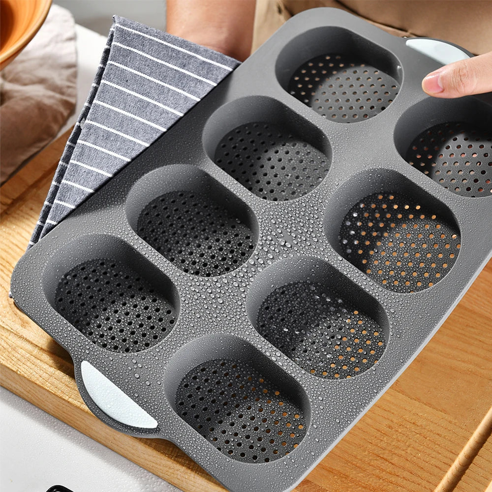 Baguette Baking Mold Non-Stick Silicone Heat-Resistant Dishwasher-Safe