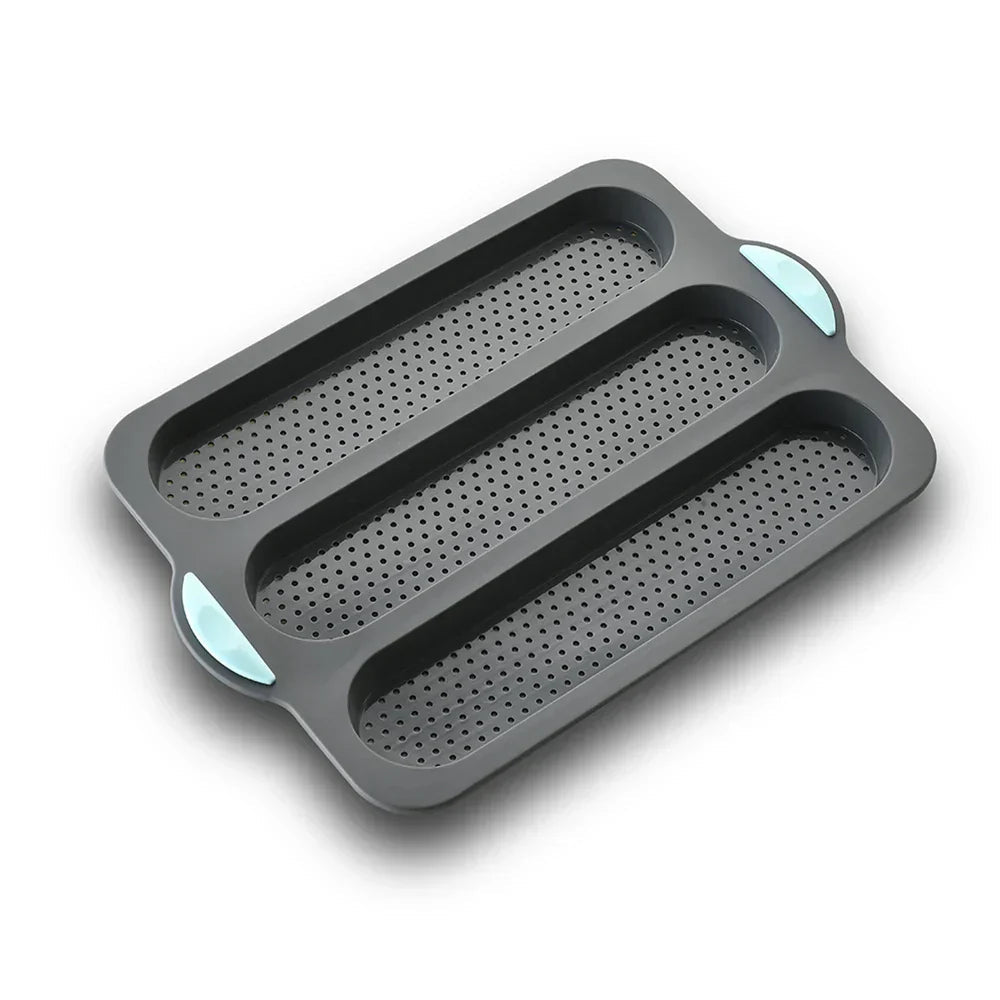 Baguette Baking Mold Non-Stick Silicone Heat-Resistant Dishwasher-Safe
