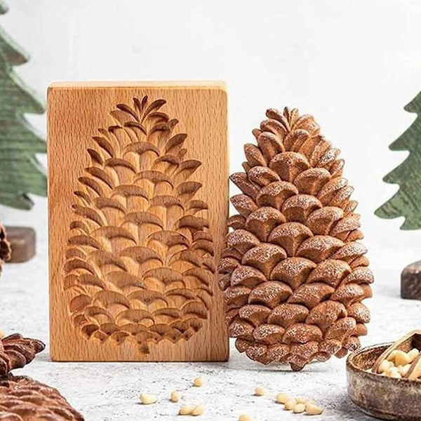 Baking Mold Hand-Carved Wood Non-Stick 20 Designs