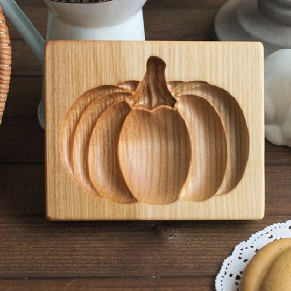 Baking Mold Hand-Carved Wood Non-Stick 20 Designs