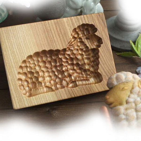 Baking Mold Hand-Carved Wood Non-Stick 20 Designs