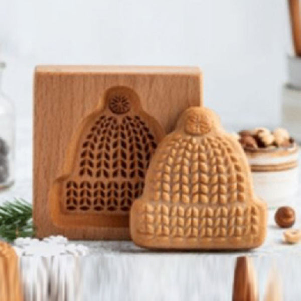 Baking Mold Hand-Carved Wood Non-Stick 20 Designs