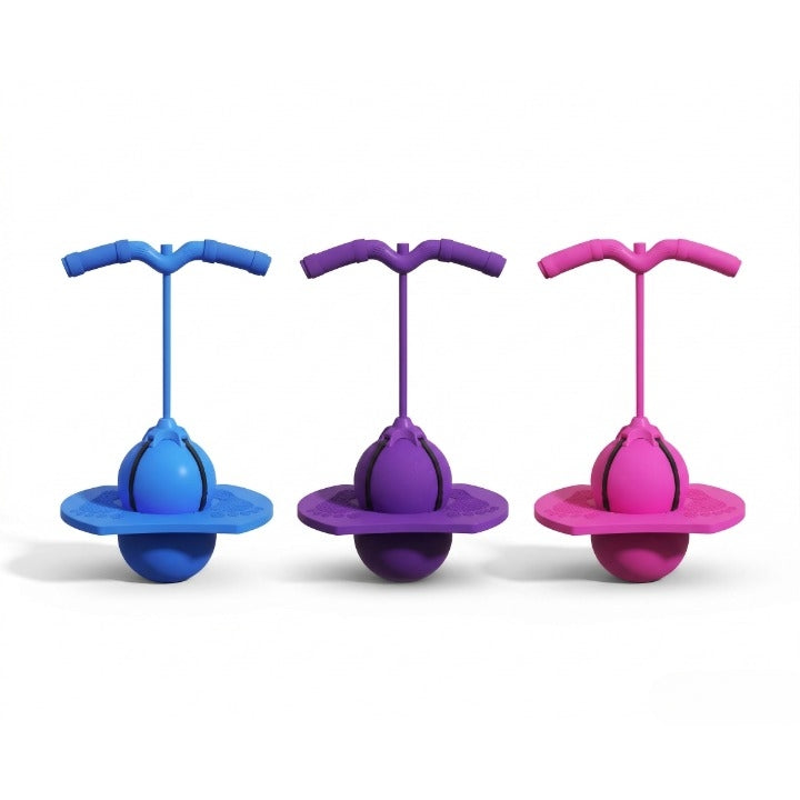 Balance Hop Ball Textured Non-Slip Platform & Foam Handles