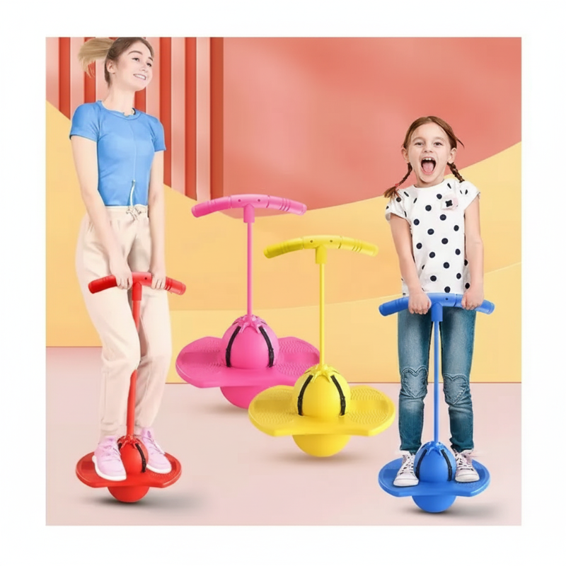 Balance Jump Ball Removable Foam Handles & Textured Non-Slip Platform