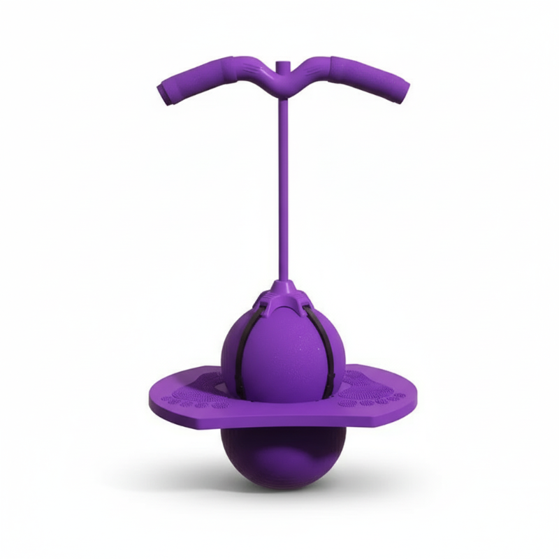Balance Jump Ball Removable Foam Handles & Textured Non-Slip Platform