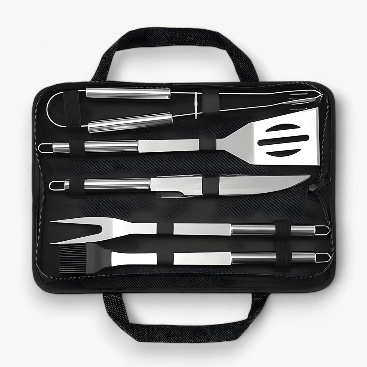 Barbecue Tool Set Stainless Steel Oxford Carry Bag