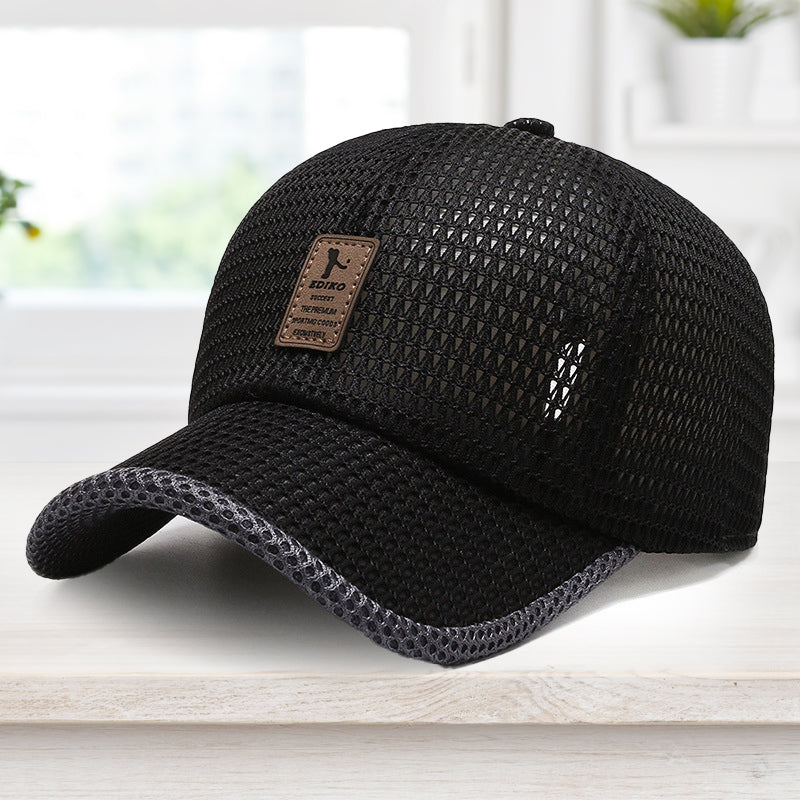 Baseball Cap Breathable Mesh UV Protection Adjustable Fit