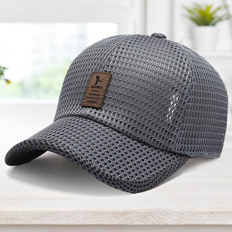 Baseball Cap Breathable Mesh UV Protection Adjustable Fit