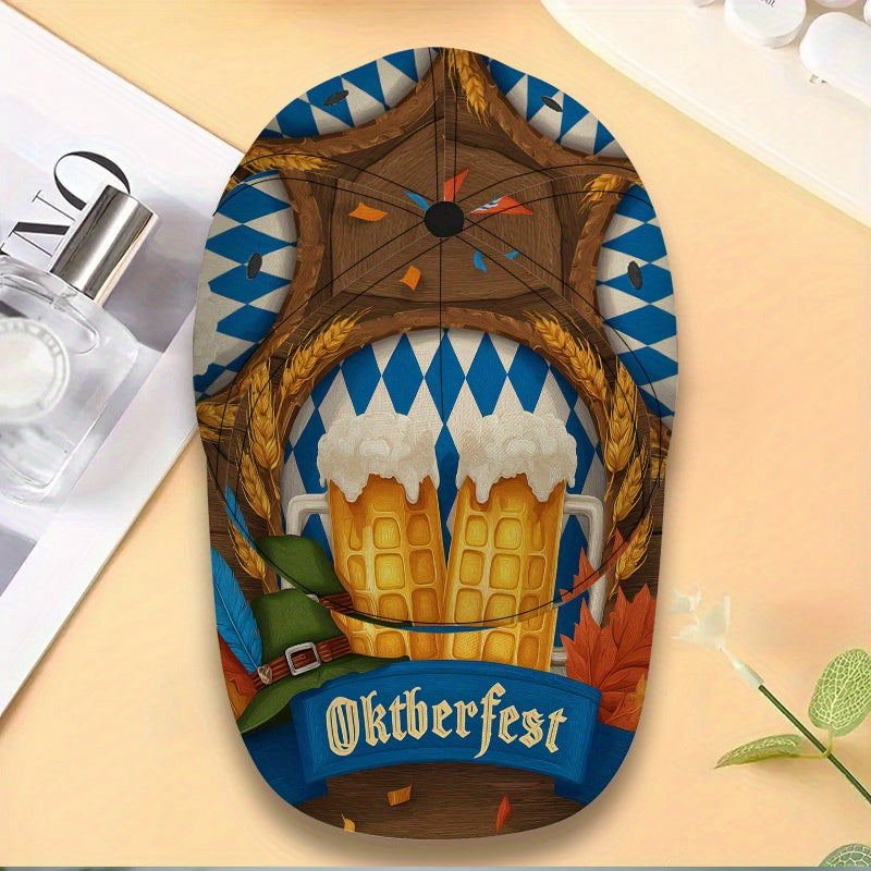 Baseball Cap Oktoberfest Print Adjustable Snapback