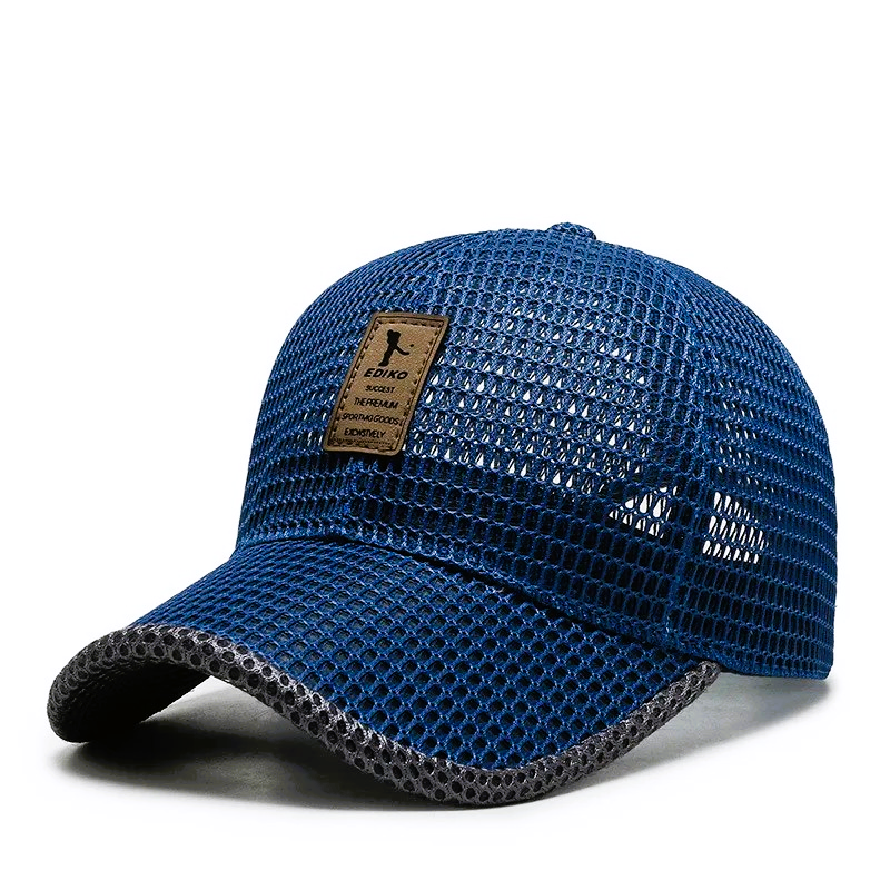 Baseball Cap Ventilated Mesh Adjustable Strap & Sweatband