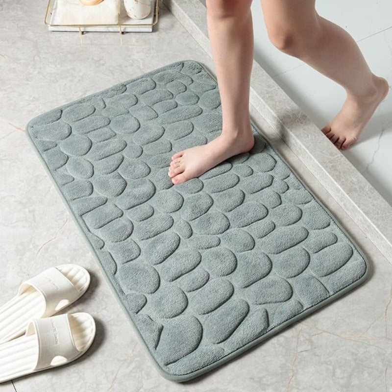 Bath Mat Memory Foam Non-Slip Quick-Drying
