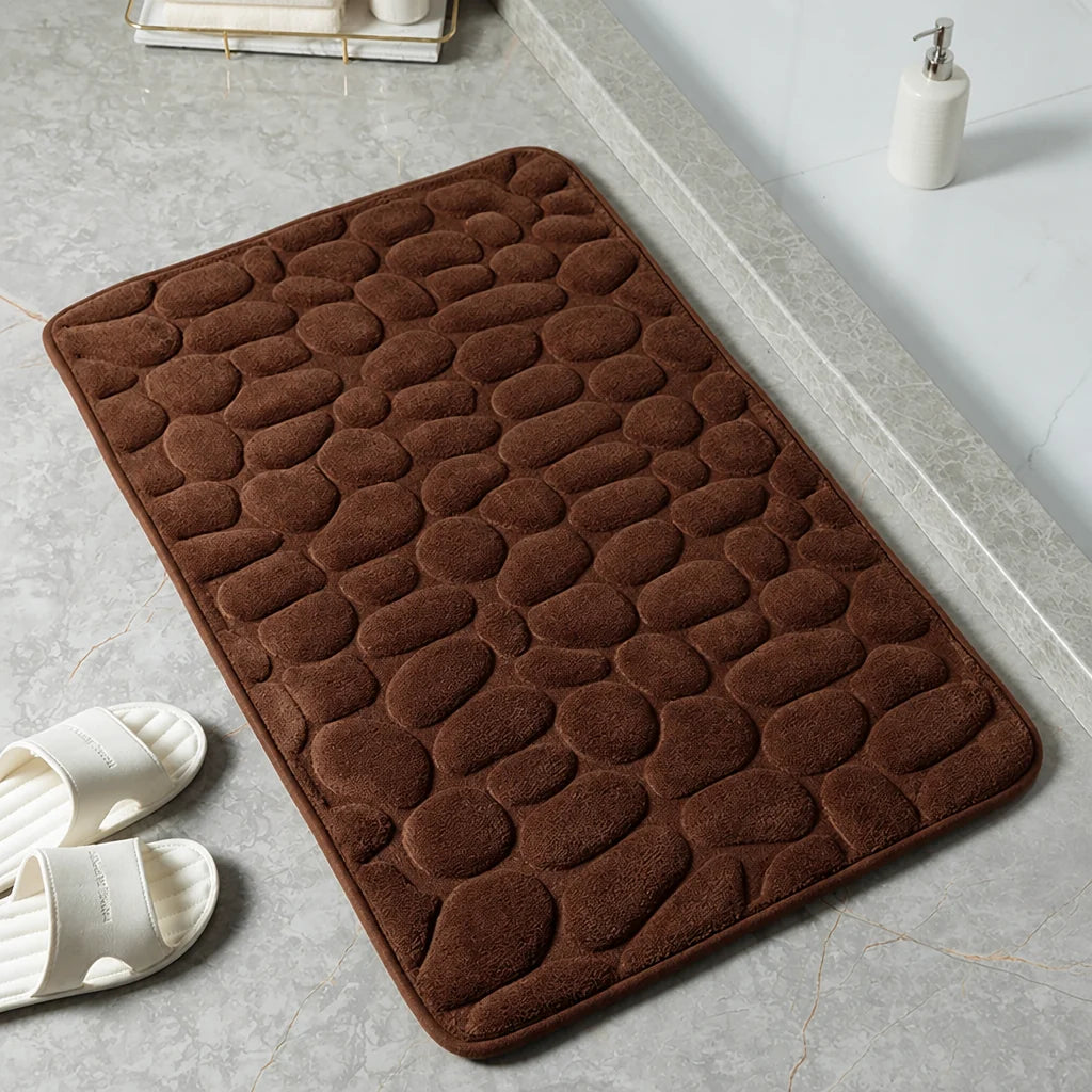 Bath Mat Non-Slip Quick-Dry Cotton Terry