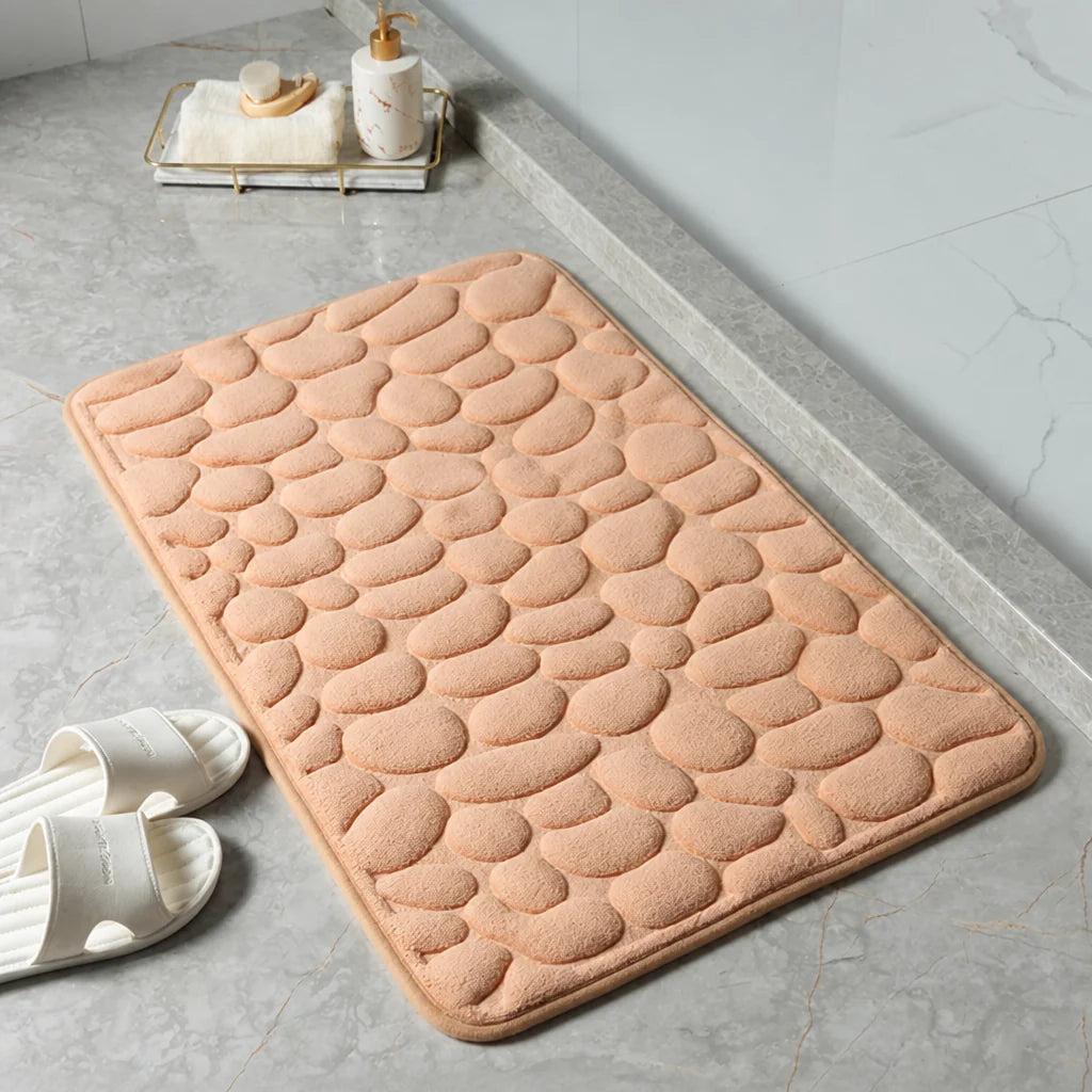 Bath Mat Non-Slip Quick-Dry Cotton Terry