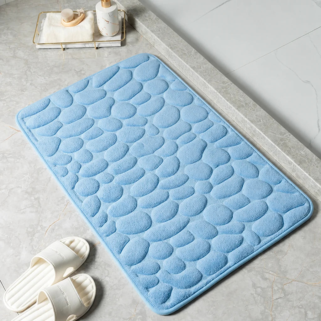 Bath Mat Non-Slip Quick-Dry Cotton Terry