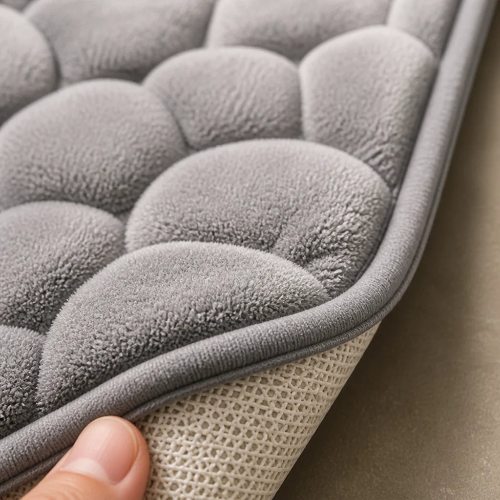 Bath Mat Non-Slip Quick-Dry Cotton Terry