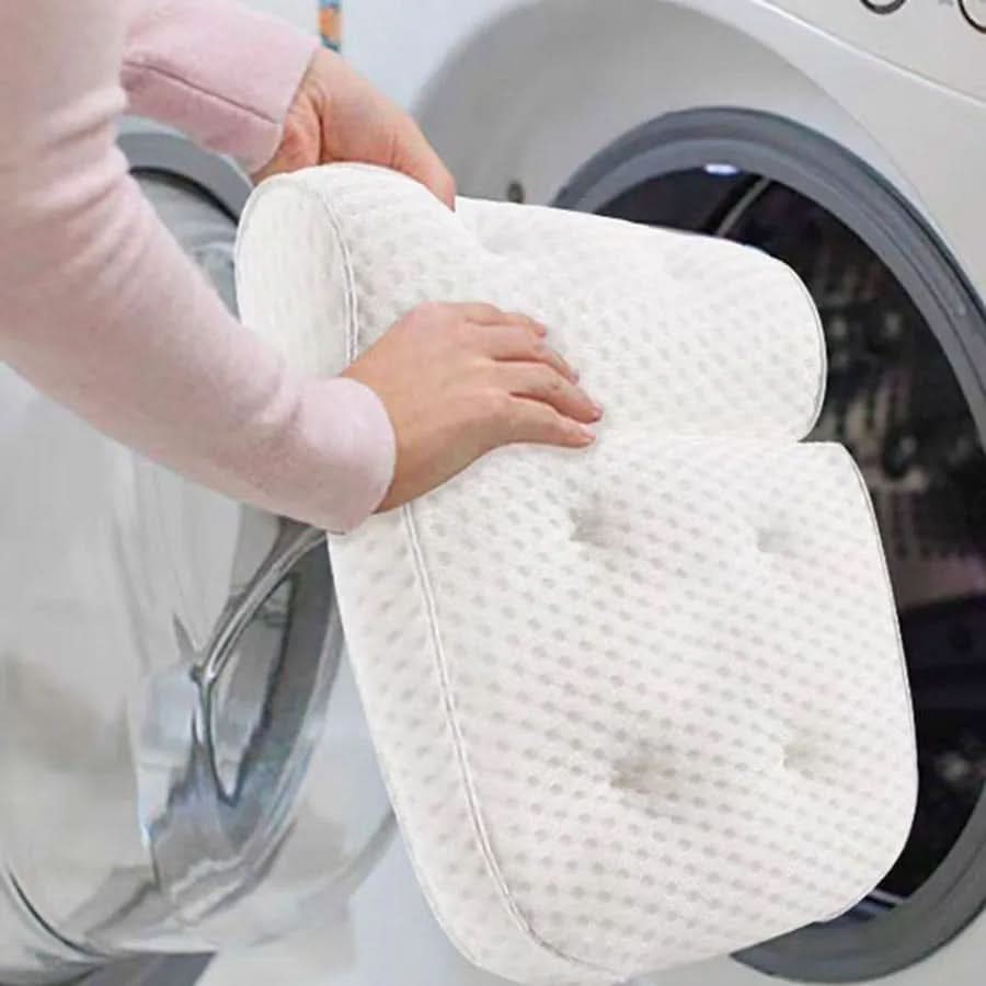 Bath Pillow Ergonomic Neck & Shoulder Breathable 4D Mesh