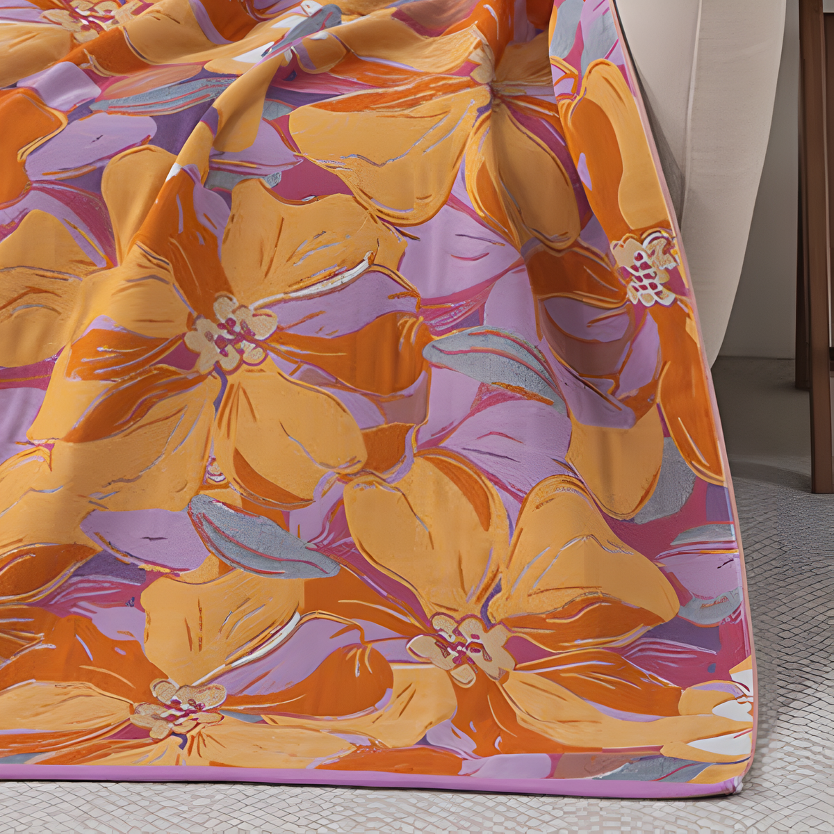 Bath Towel Cotton Microfiber Quick-Drying & Highly Absorbent