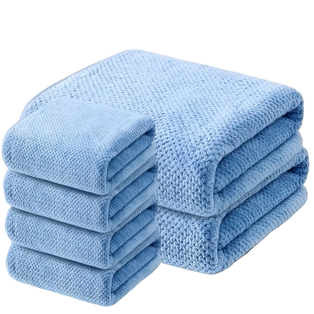 Bath Towel Set Microfiber Ultra-Absorbent Set of 6