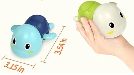 Bath Toy Set Wind-Up Quick-Drying Set of 6