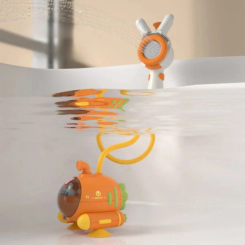 Bath Toy Submarine Shower Flexible Hose & Suction Cups