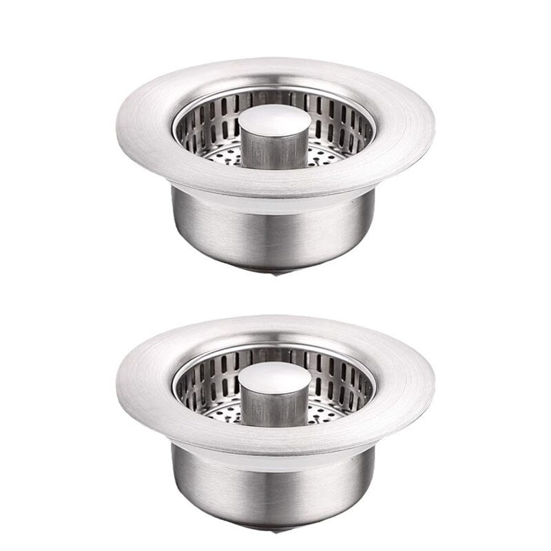 Bathroom Drain Strainer Pop-Up Stopper & Basket Filter