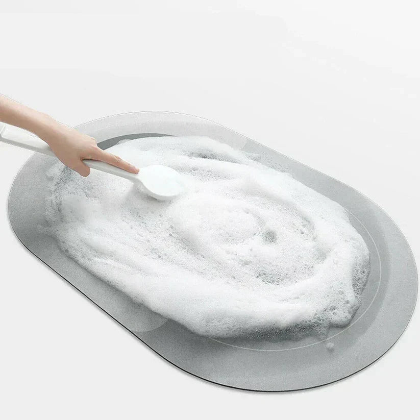 Bathroom Mat Quick-Drying Non-Slip Germ-Inhibiting