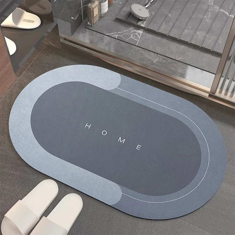 Bathroom Mat Quick-Drying Non-Slip Germ-Inhibiting