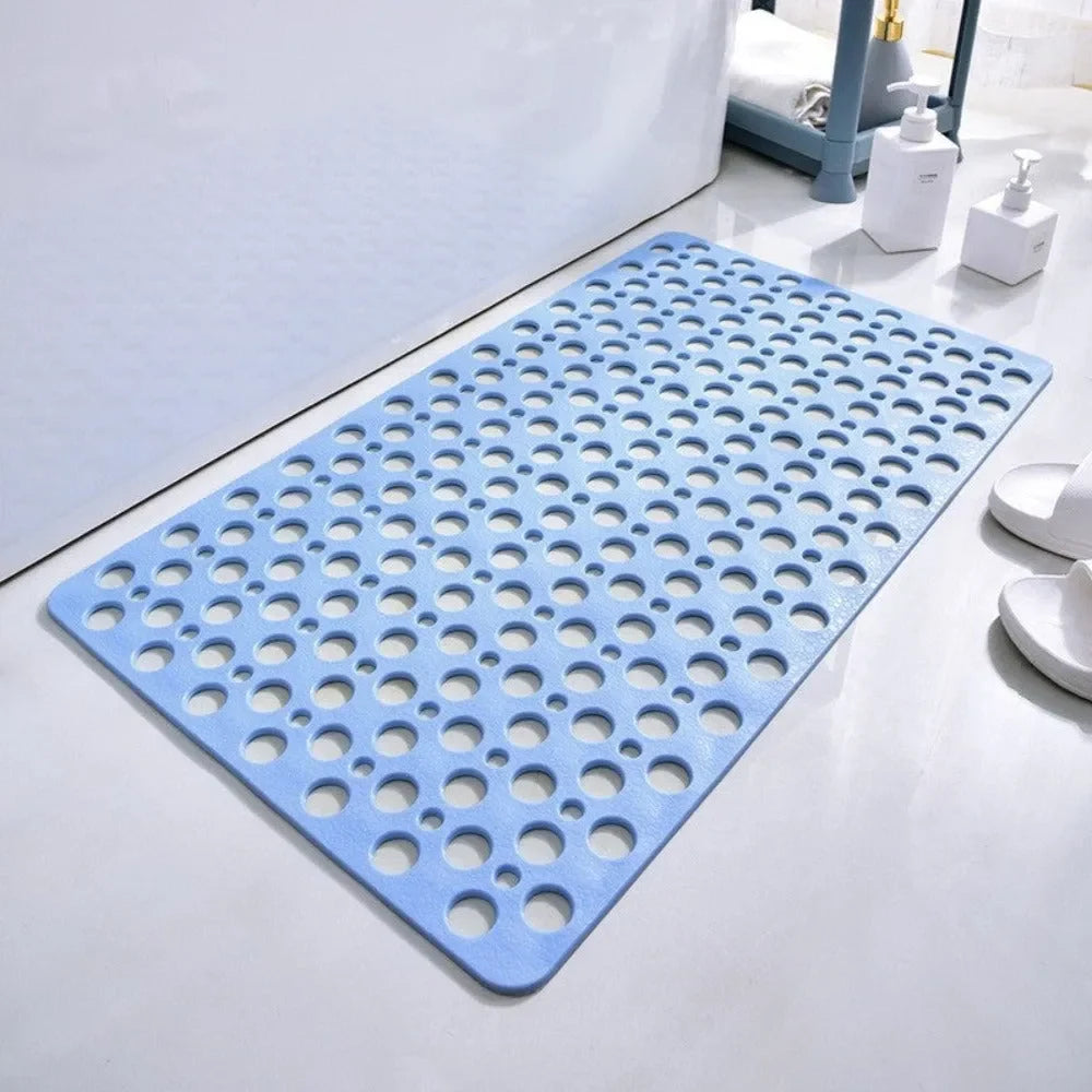 Bathroom Safety Mat Suction Cup Grip & Textured Non-Slip