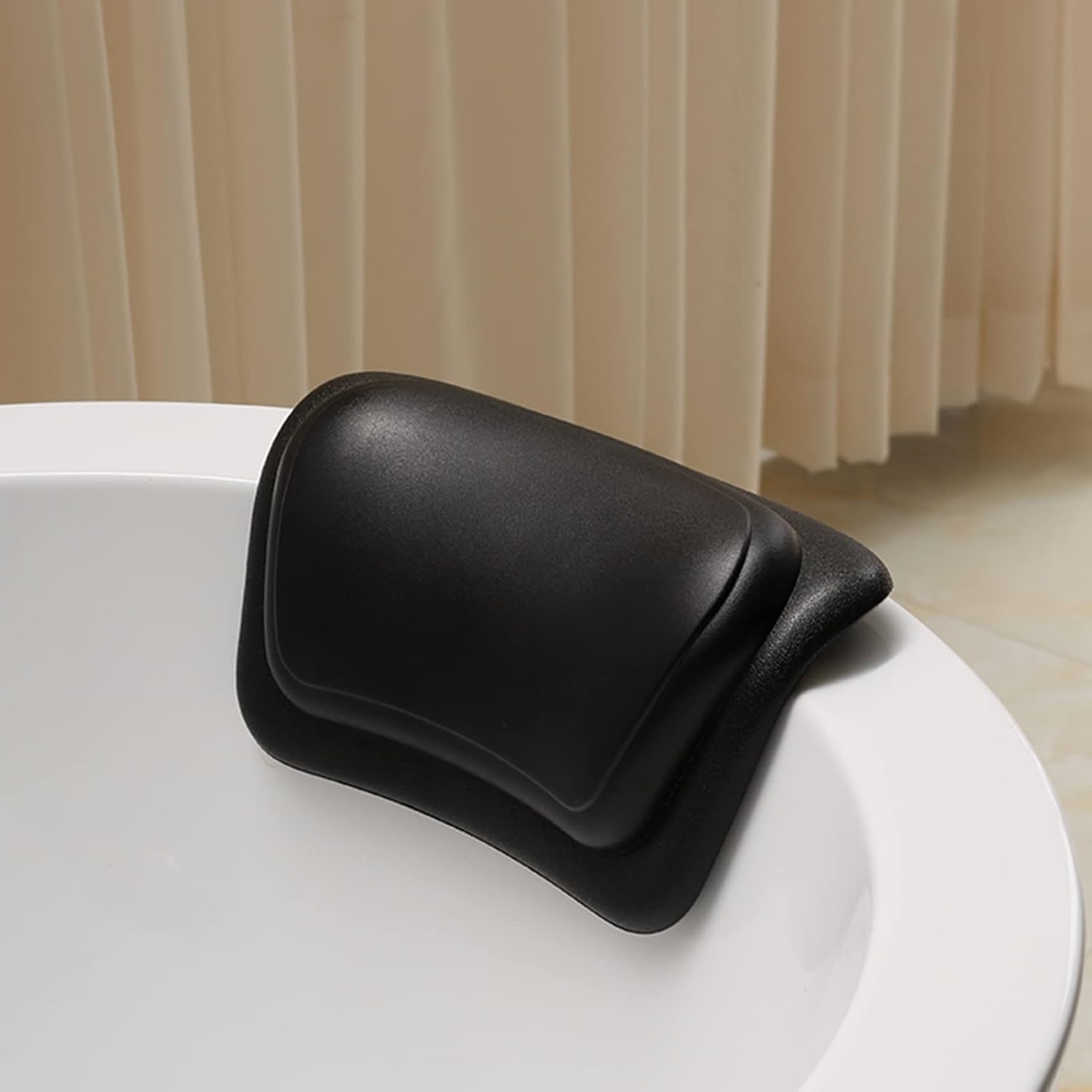 Bathtub Pillow Ergonomic Neck Support & Non-Slip Suction Cups