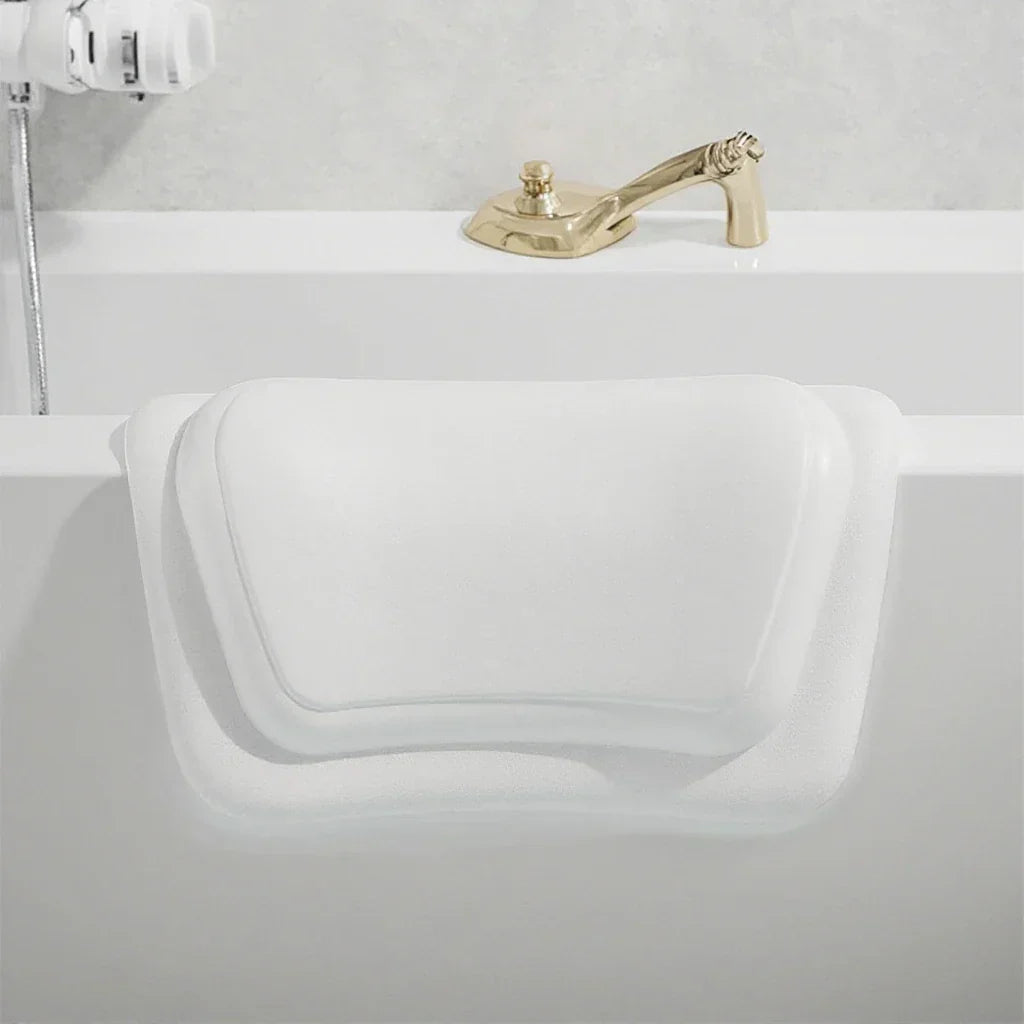 Bathtub Pillow Ergonomic Neck Support & Non-Slip Suction Cups