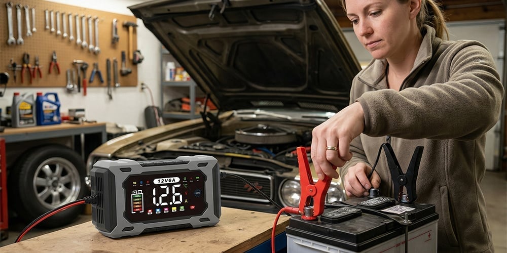 Battery Charger 12V SmartPulse Repair Automatic