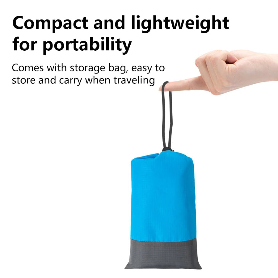 Beach Mat Waterproof & Sand-Free Foldable With Carry Bag