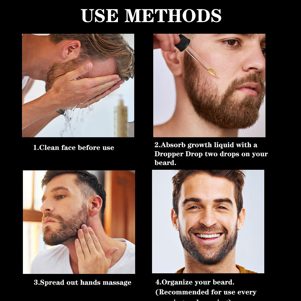 Beard Oil Natural Growth & Ingrown Hair Defense
