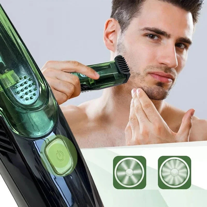 Beard Trimmer Integrated Hair Catcher USB-C Rechargeable