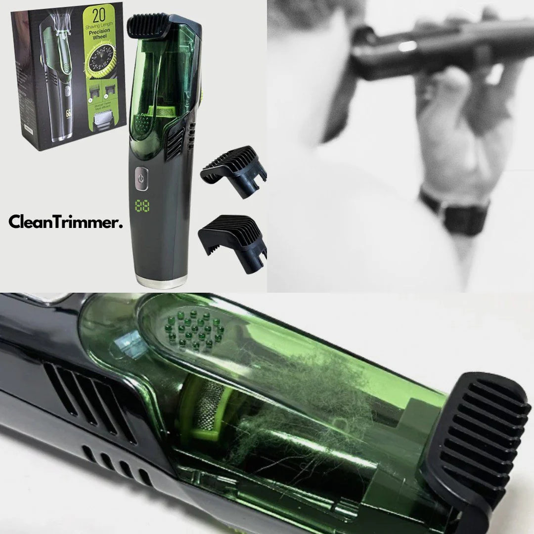 Beard Trimmer Integrated Hair Catcher USB-C Rechargeable
