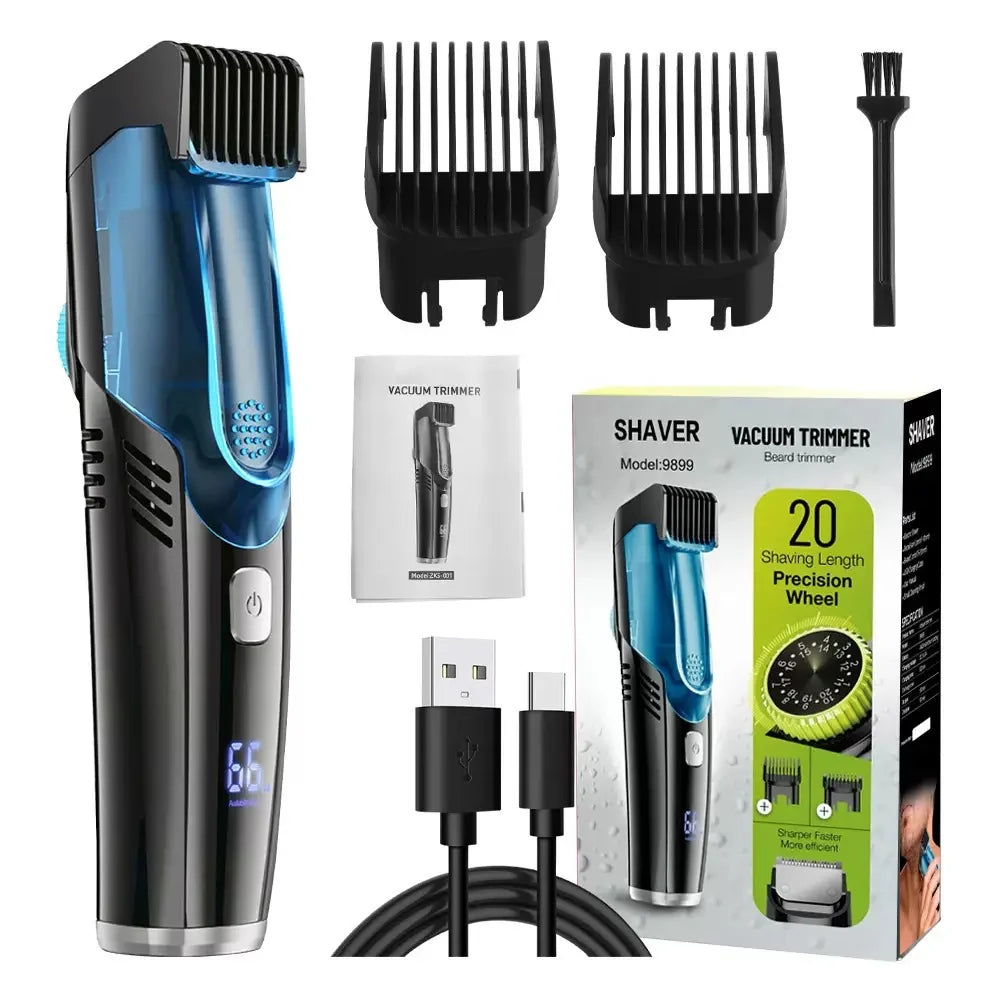 Beard Trimmer Integrated Hair Catcher USB-C Rechargeable